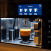 Modern coffee vending machine rental Faridabad dispensing fresh espresso coffee cup