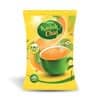Atlantis Kadak Tea 3-in-1 Premix packet with a cup of hot tea on a yellow background