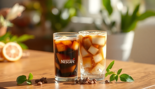 A refreshing glass of Nescafe Ice Roast coffee