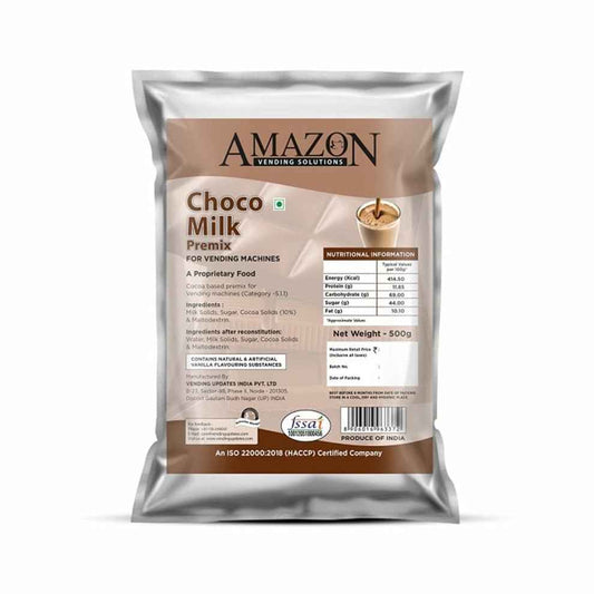 Amazon Vending Solutions choco milk powder 500g premix pack for vending machines
