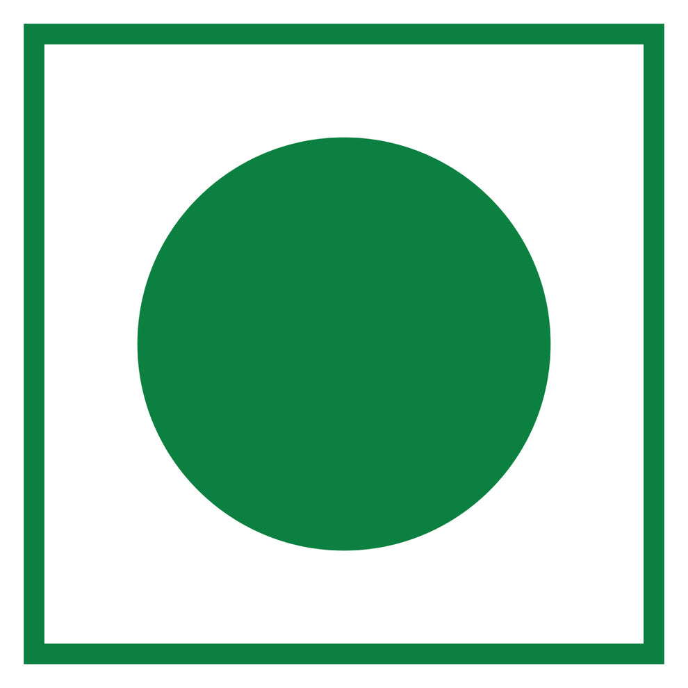 Coffee walla 3-in-1 coffee premix sachets logo with green circle and square design