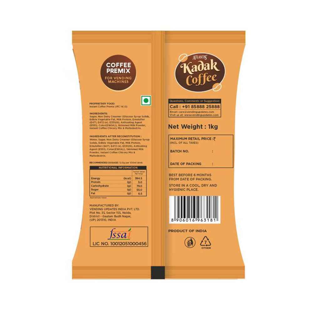 Kadak 3-in-1 Coffee Premix for Strong, Instant Coffee - COFFEE WALLA CALL ANY REQUIREMENT 99397588888 24*7