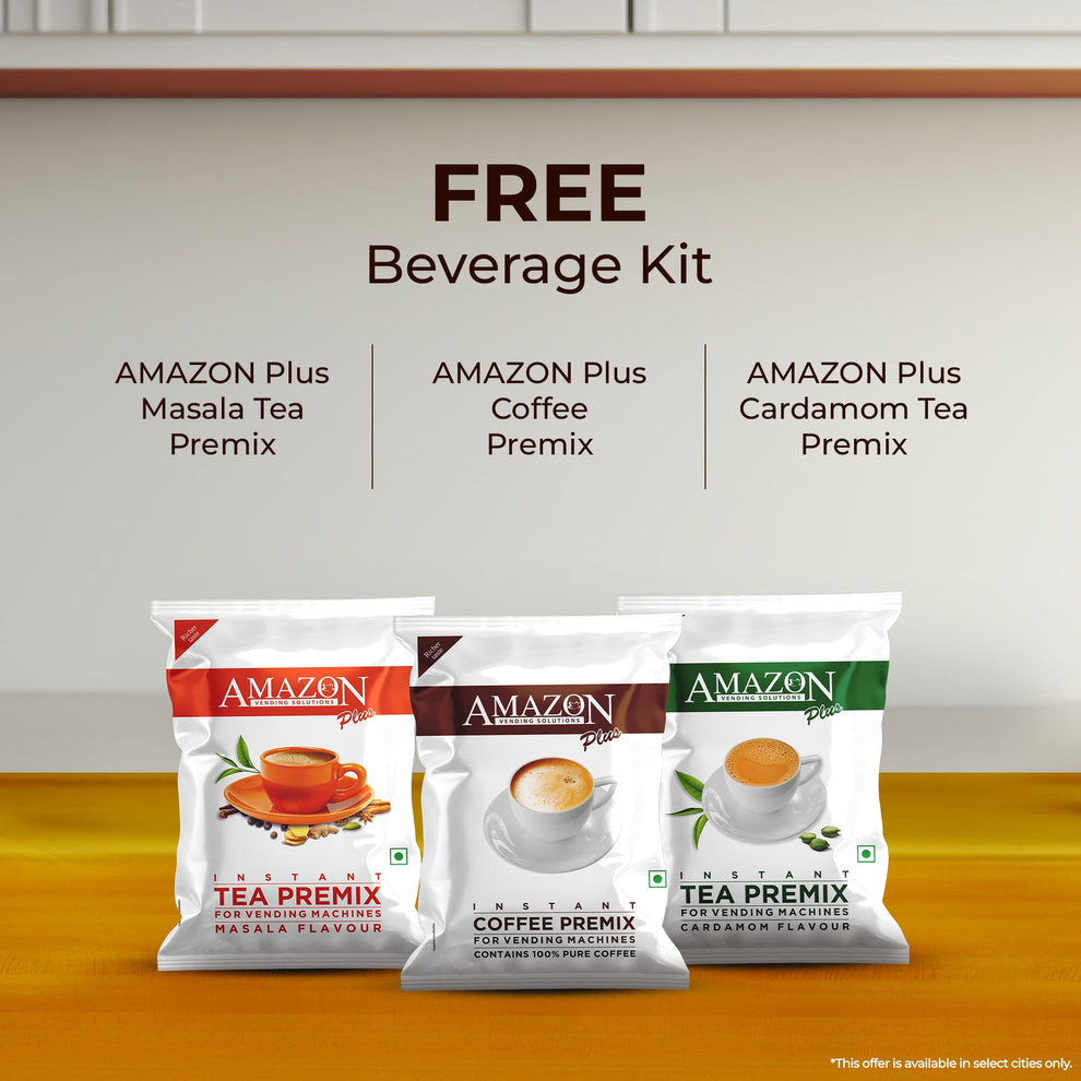 Amazon plus masala tea premix coffee premix and cardamom tea premix beverage kit for Atlantis neo 3 lane coffee machine