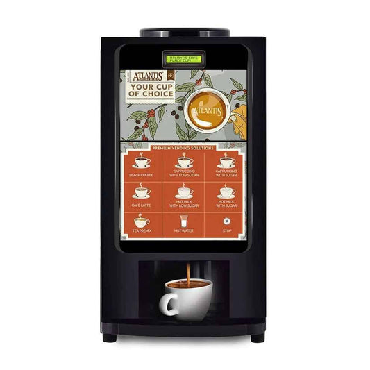 coffee premix coffee machine tea premix water dispencer black vending machine dispensing coffee cup