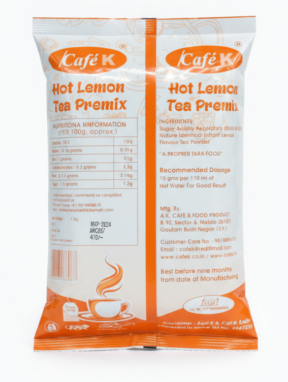 Buy CafeK Lemon Tea Powder - Hot Lemon Premix - COFFEE WALLA CALL ANY REQUIREMENT 99397588888 24*7
