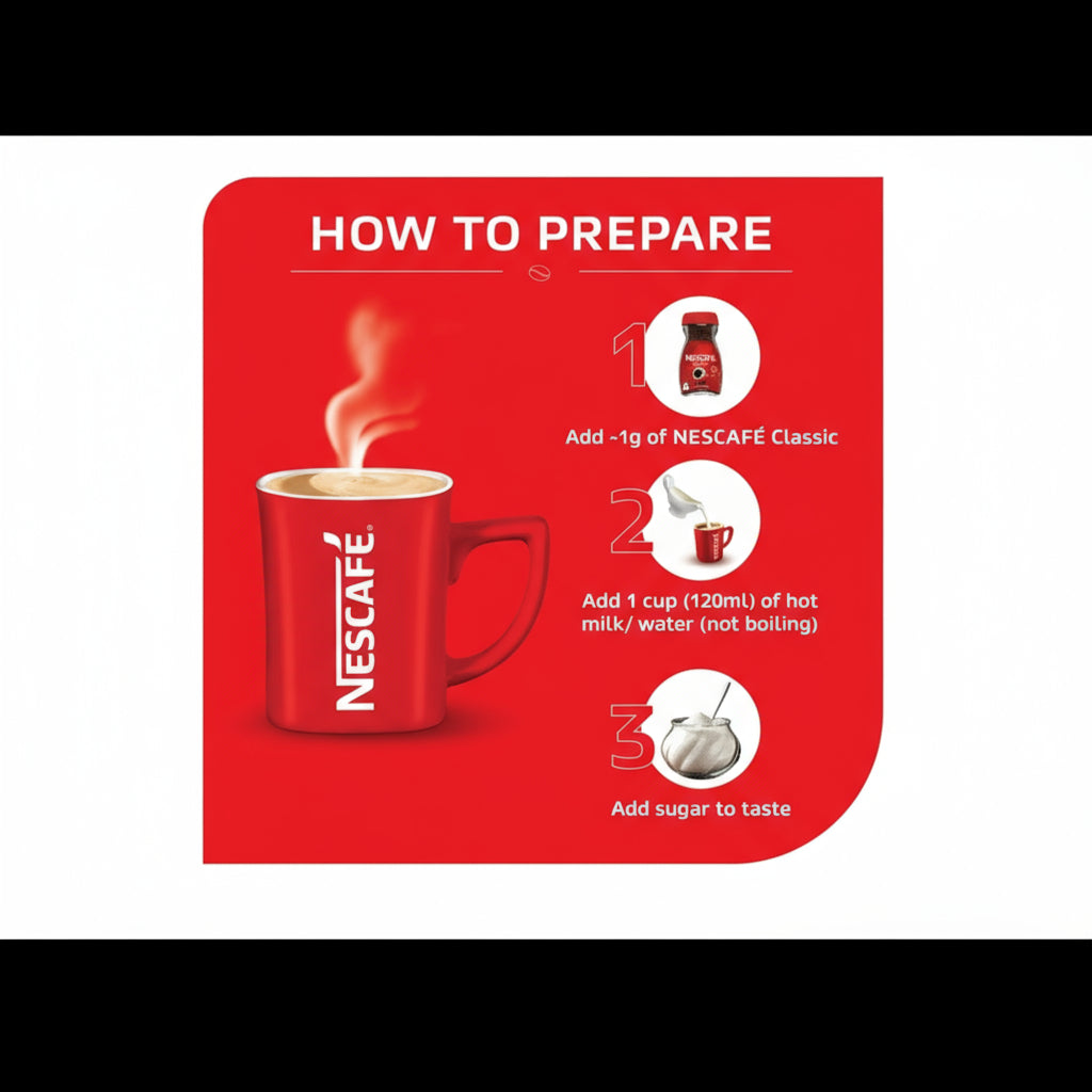 Nescafe Classic Instant Coffee Sachets Pack - COFFEE WALLA CALL ANY REQUIREMENT 99397588888 24*7